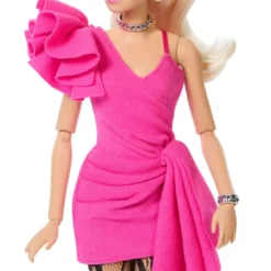 Barbie Fashionista Deluxe Style Bionda Vestito Fucsia JJN73