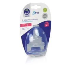 Bfree Tettarelle in Silicone per Classic e Super Glass 2pz