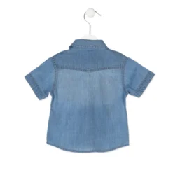 Camicia Jeans Manica Corta Baby Bimbo