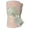 Coperta Jersey Letto Ricamata Arrotolata