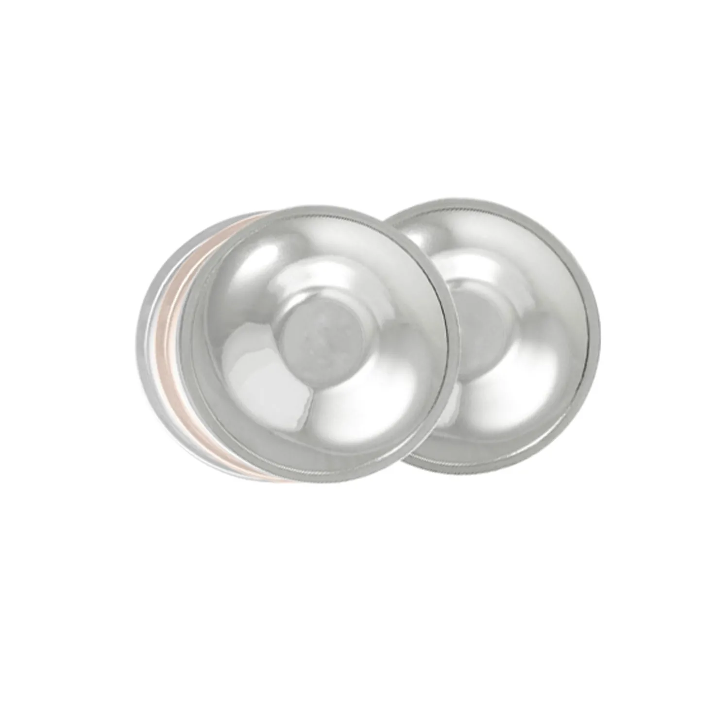 Coppette Paracapezzoli In Argento Trilaminato.
