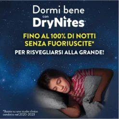DryNites Mutandine per femmine taglia 4 7 (10 pz)