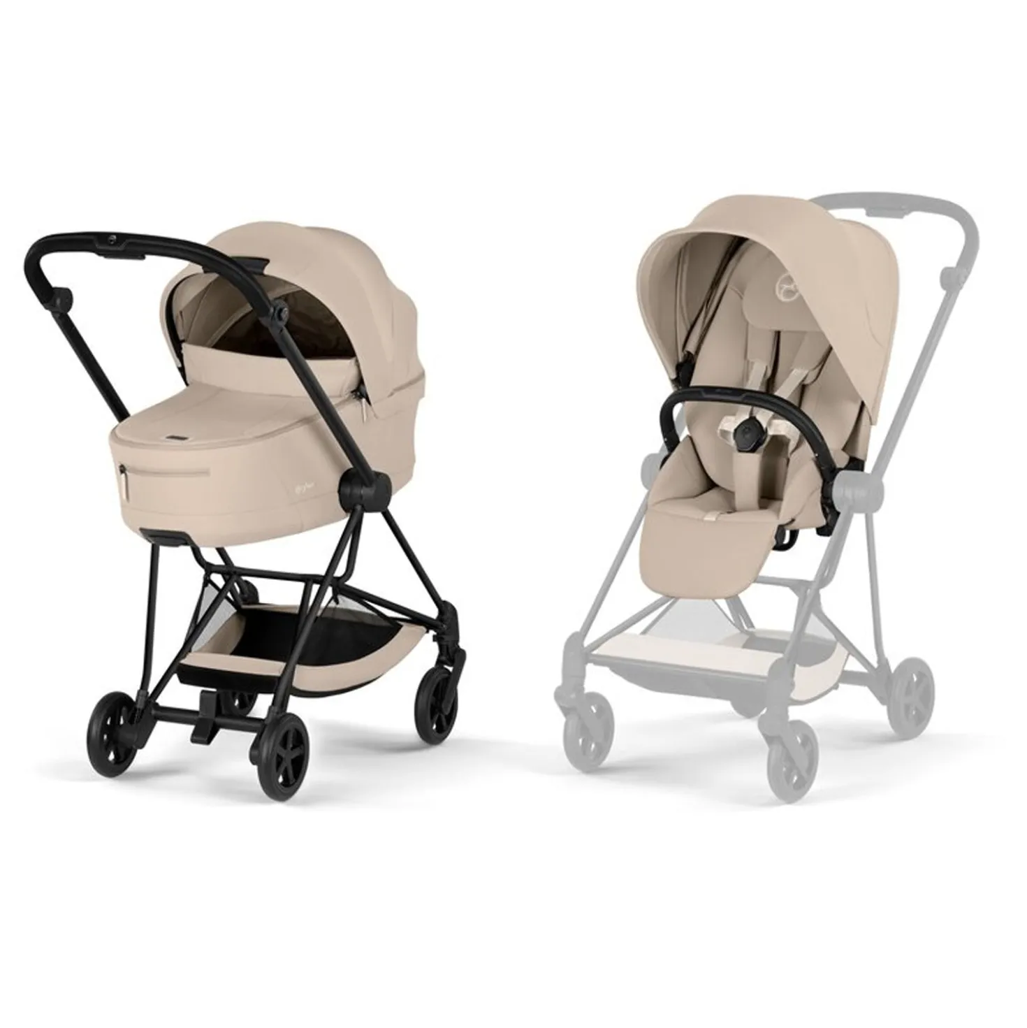 Duo Mios Comfort: Passeggino + Navicella Richiudibile