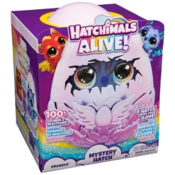 Hatchmals Alive Magico Uovo Versione Draggle Con Peluche A Sorpresa