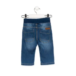 Jeans Taglio Dritto con Elastico Baby Bambino