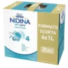 Latte Nidina Crescita 4: Confezione 6x1000 ML