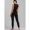 Leggings Premaman Neri in Morbido Jersey di Bambù