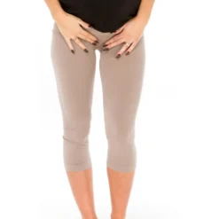 Leggings Premaman Pinocchietto Modal Tortora
