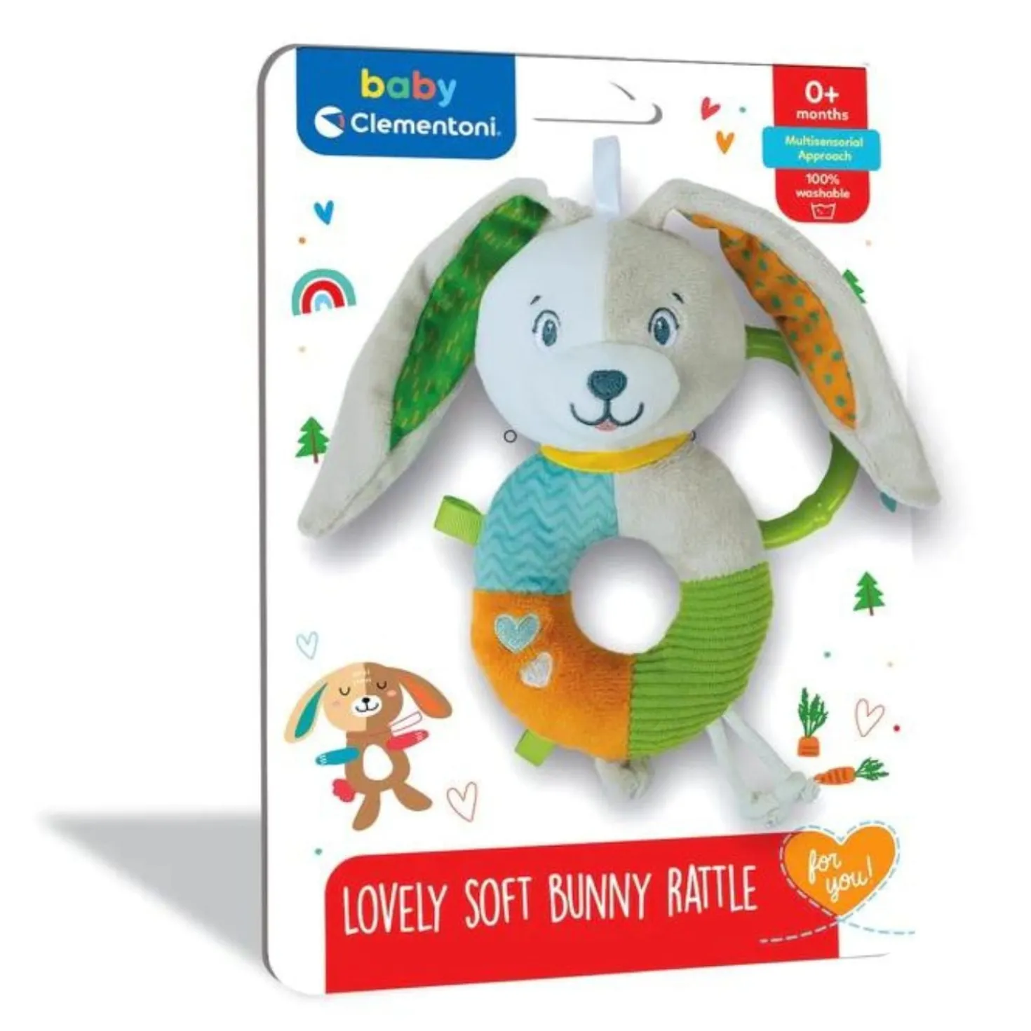 Linea Baby For You: Morbido Coniglietto Sonaglino