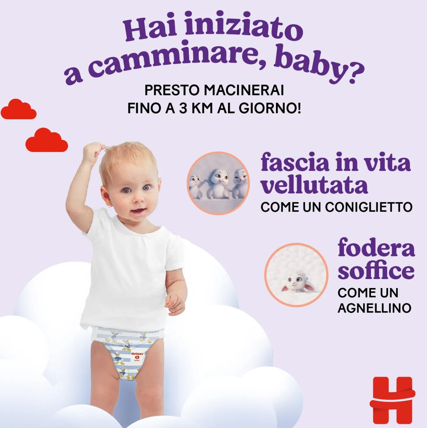 Little Movers Mutandina Megapack Taglia 4 (96pz)