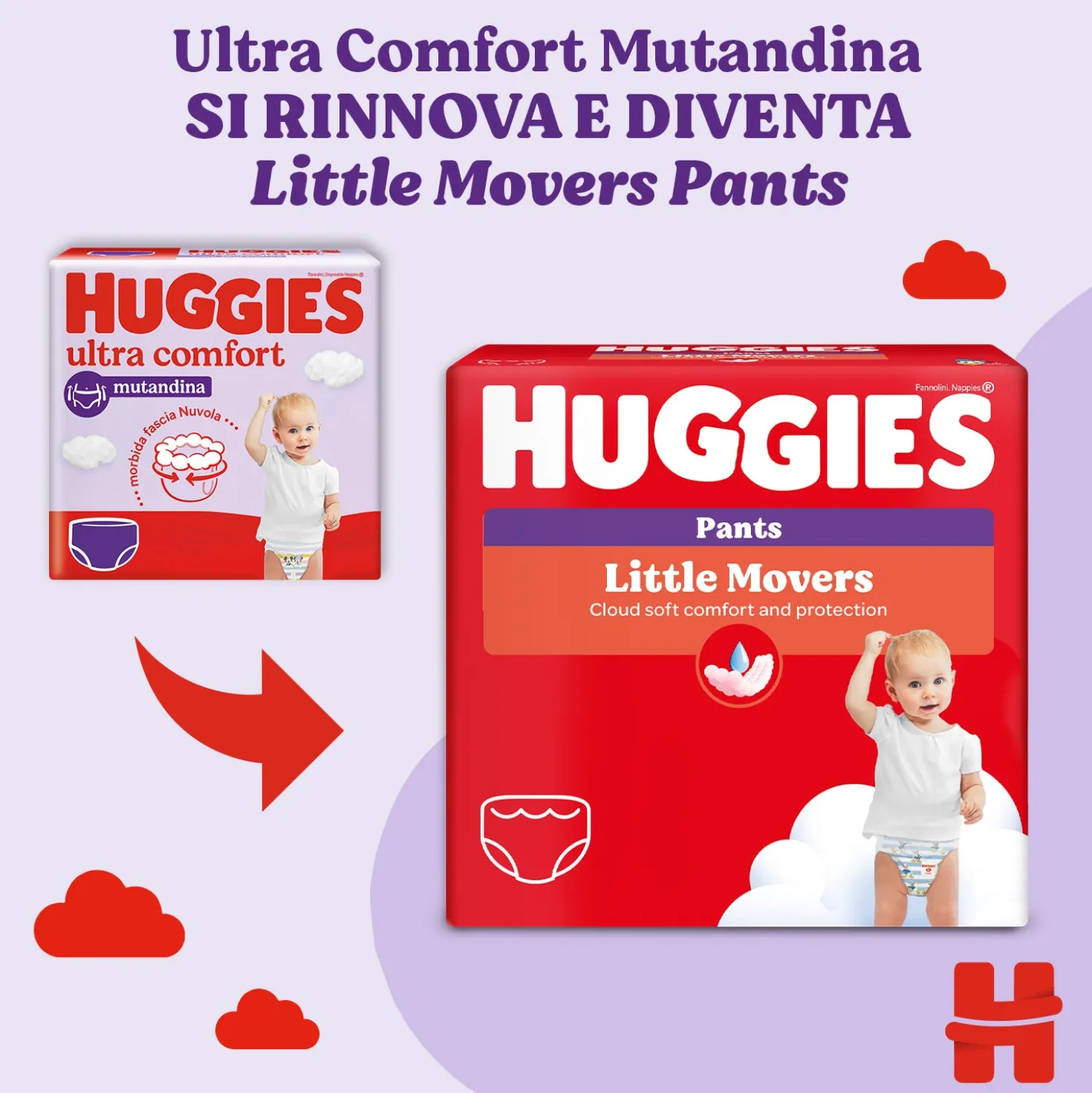 Little Movers Mutandine taglia 5 (34 pezzi)