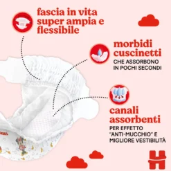 Little Movers Pannolini Gigapack taglia 5 (126 pezzi)