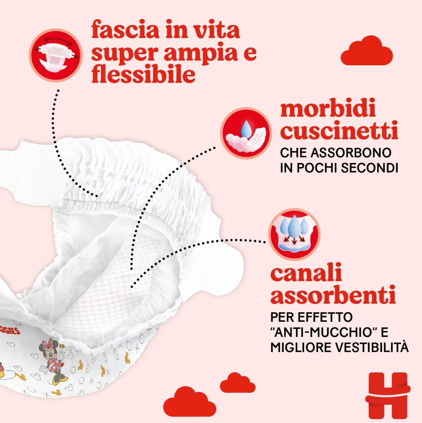 Little Movers Pannolini Gigapack taglia 5 (126 pezzi)