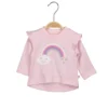 Maglietta Maniche Lunghe Rosa Neonata ULTIMA TAGLIA 0 1 MESI