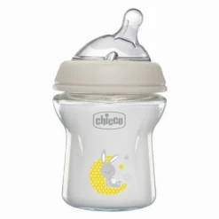 NaturalFeeling Biberon Vetro Chicco 0M+ 150ML Flusso Lento