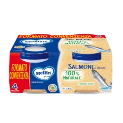 Omogeneizzato Pesce Salmone: Confezione 4x80 gr