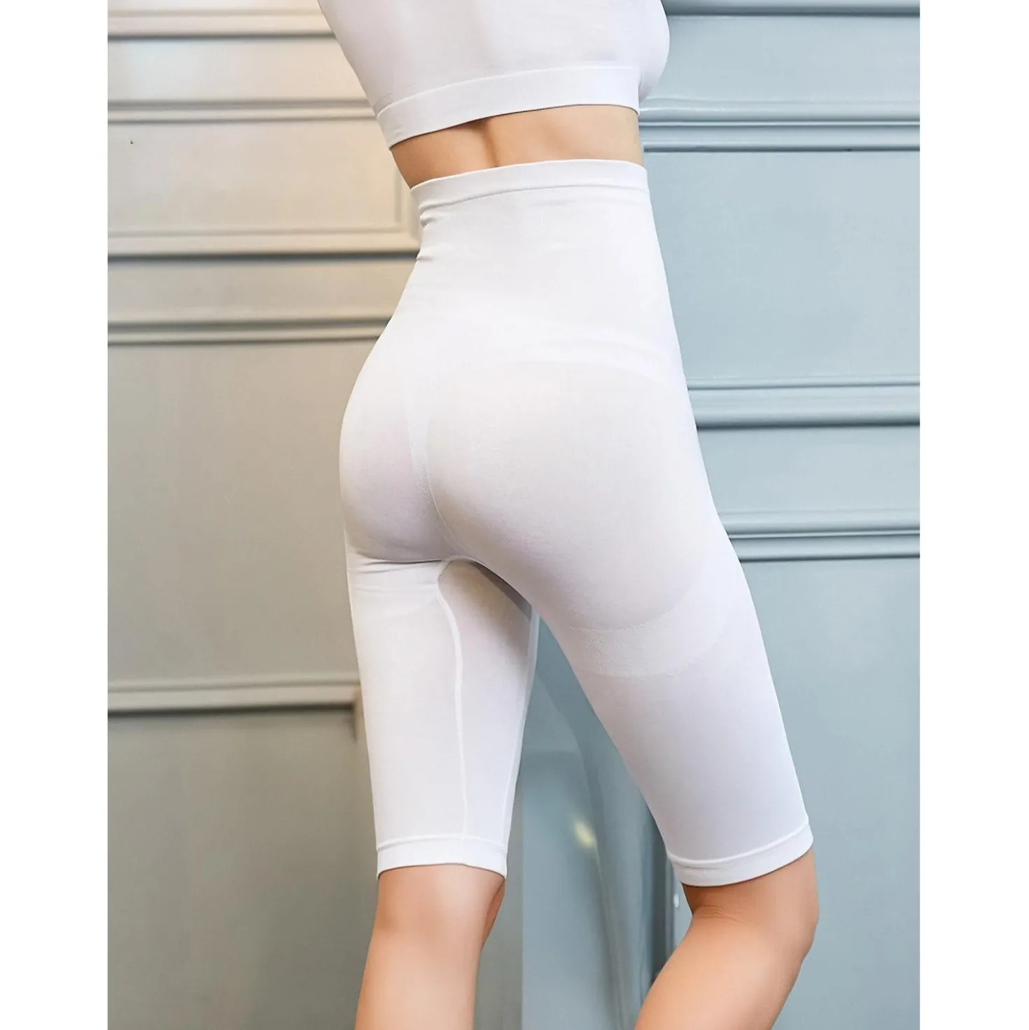 Pantaloncino Contenitivo Post Parto Bianco