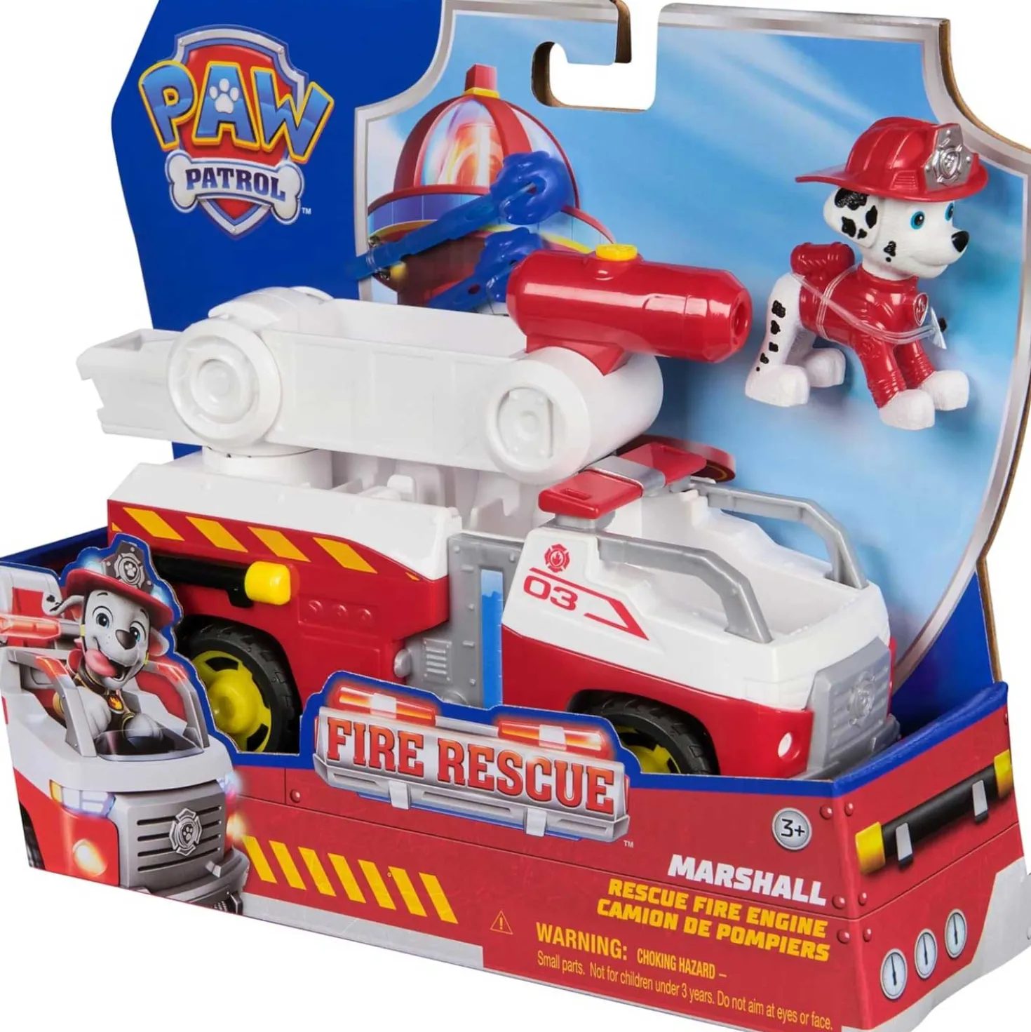 Paw Patrol Veicolo Tematizzato Fire Rescue Marshall