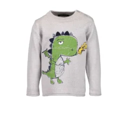 Pullover Grigio Draghetto Baby Bambino