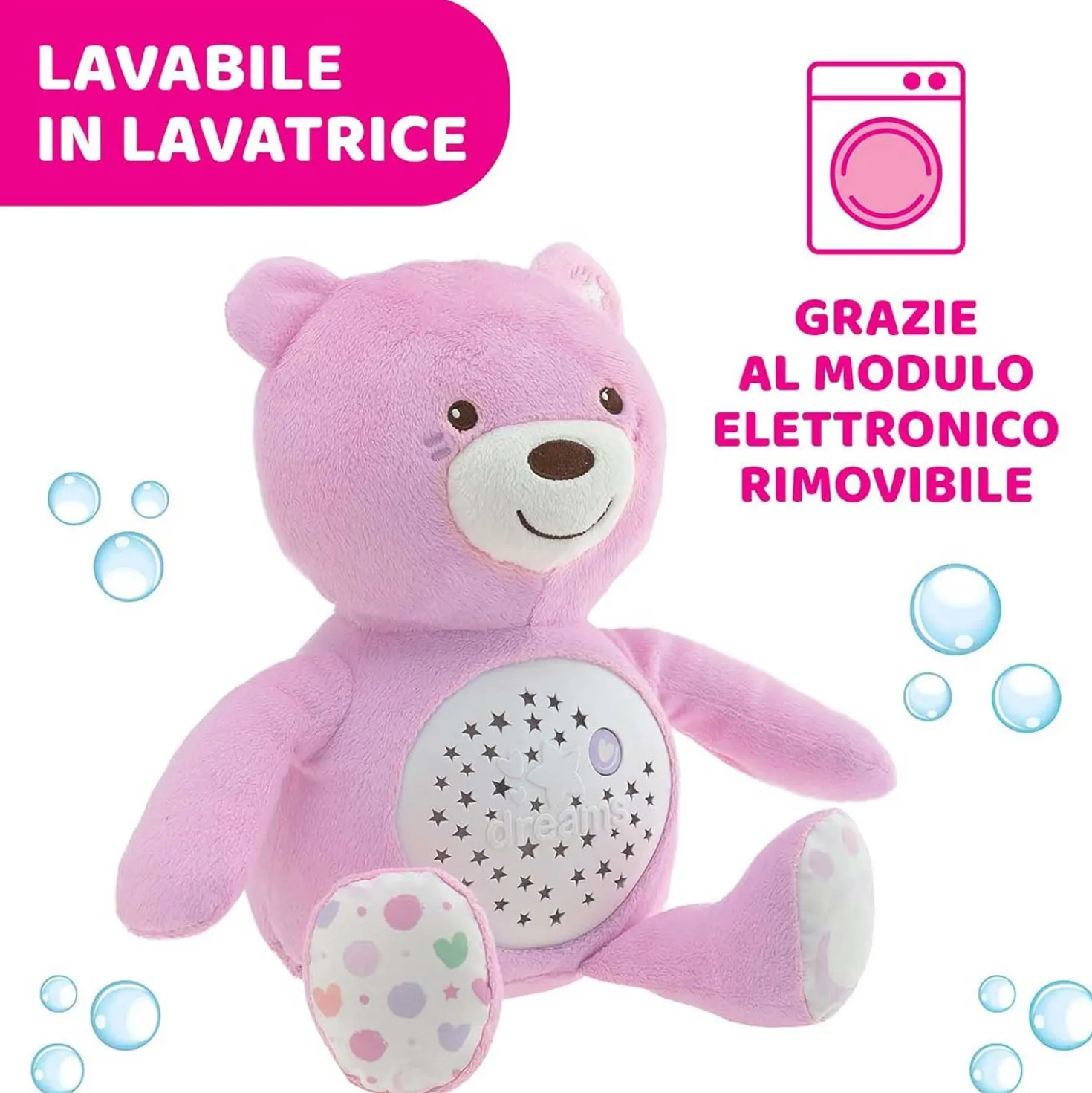Pupazzo proiettore Baby Bear First Dreams
