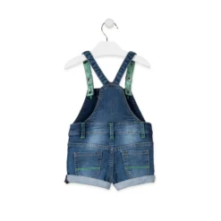 Salopette in Felpa effetto Jeans Baby Bambino