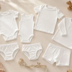 Slip bambina in bamboo bielastico