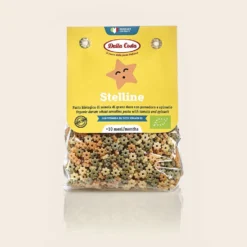 Stelline Pasta Tricolore Al Pomodoro e Spinaci: Confezione 200gr