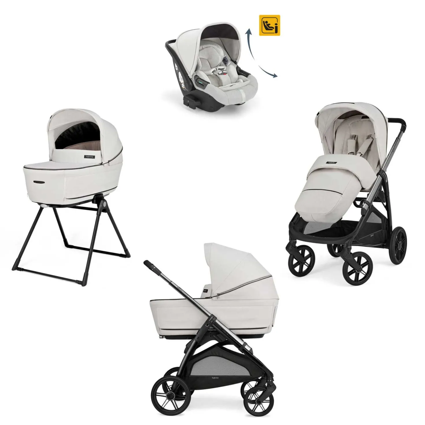Trio Aptica 2025 Con Seggiolino Auto Darwin Recline
