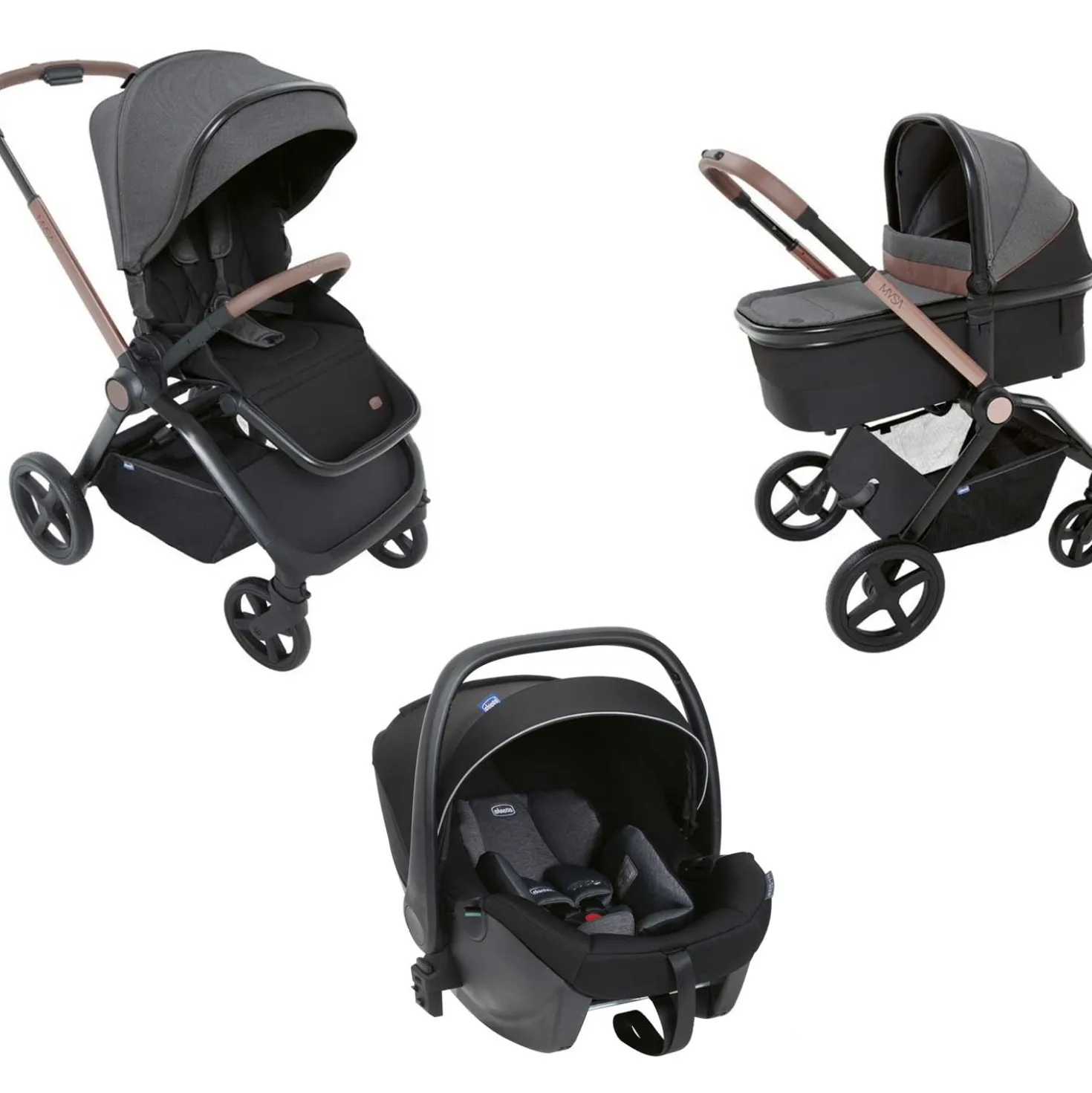 Trio Mysa Con Seggiolino Auto Kory Essential