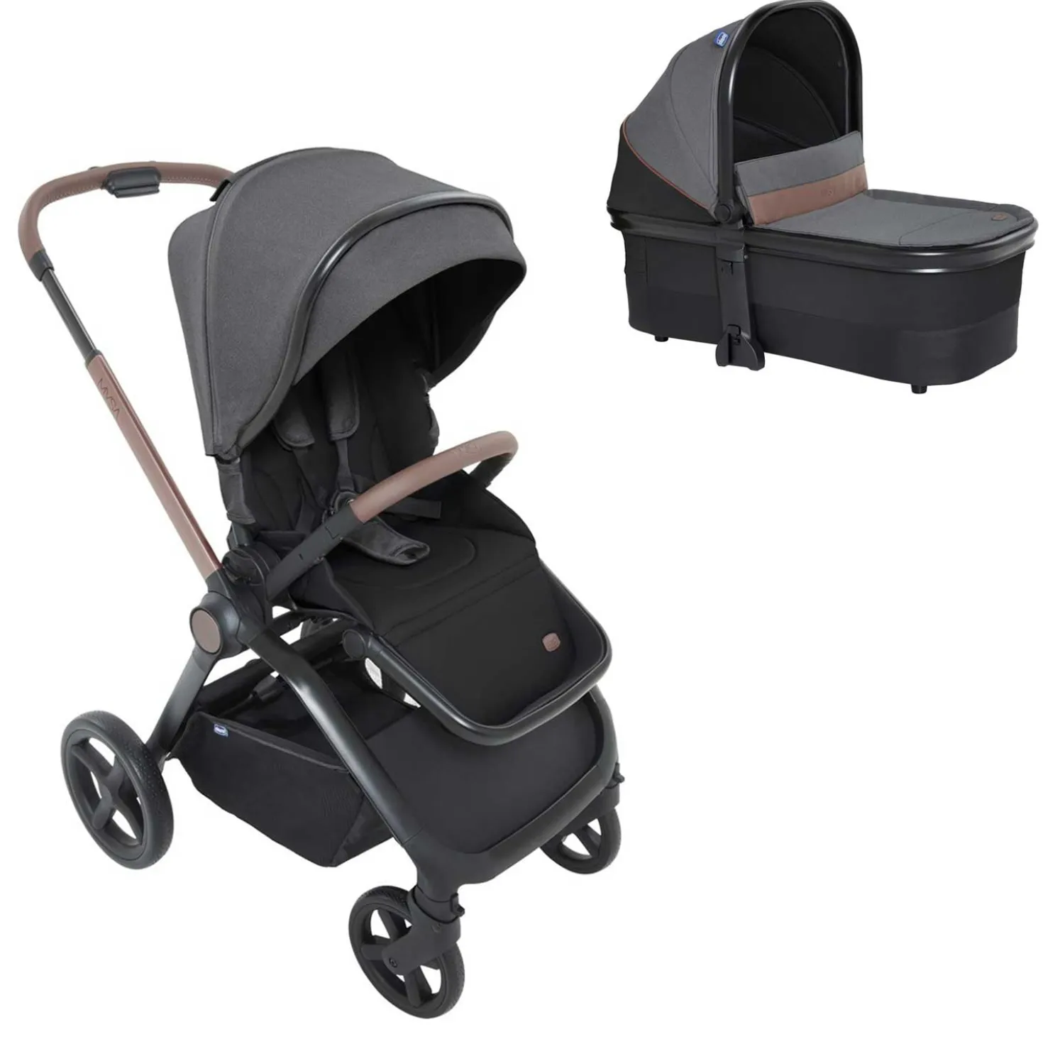 Trio Mysa con seggiolino auto Recaro Avan