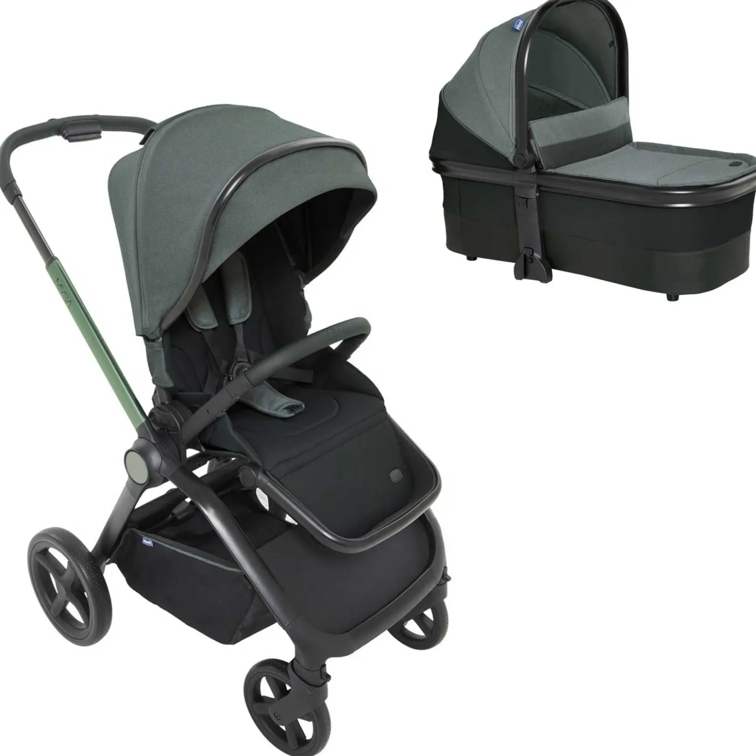 Trio Mysa con seggiolino auto Recaro Avan