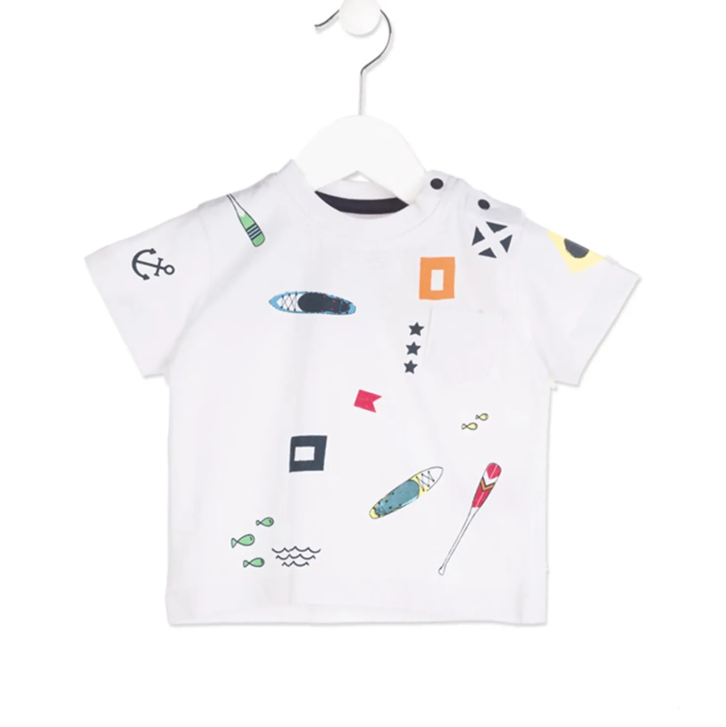 T Shirt Dettagli Marinari Baby Bimbo
