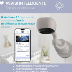Video Baby Monitor Wi Fi Smart AI